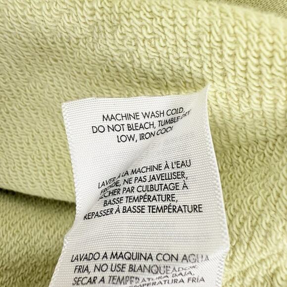 Revolve Weworewhat Oversized Pullover Hoodie Women Medium Cozy Pale Yellow Green - Picture 12 of 16